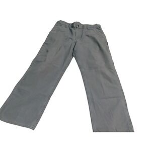 Carhartt Work Pants Khaki Canvas Cargo Utility Men Size‎ 39x29